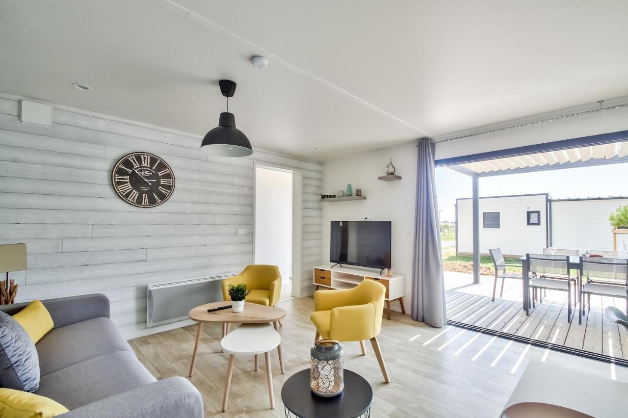 Chalet Pour 8 Dans Residence Avec Piscine Chauffee Brétignolles-sur-Mer Eksteriør billede
