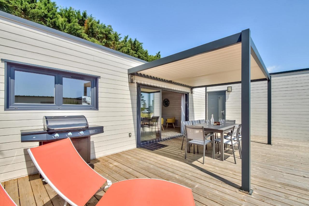 Chalet Pour 8 Dans Residence Avec Piscine Chauffee Brétignolles-sur-Mer Eksteriør billede