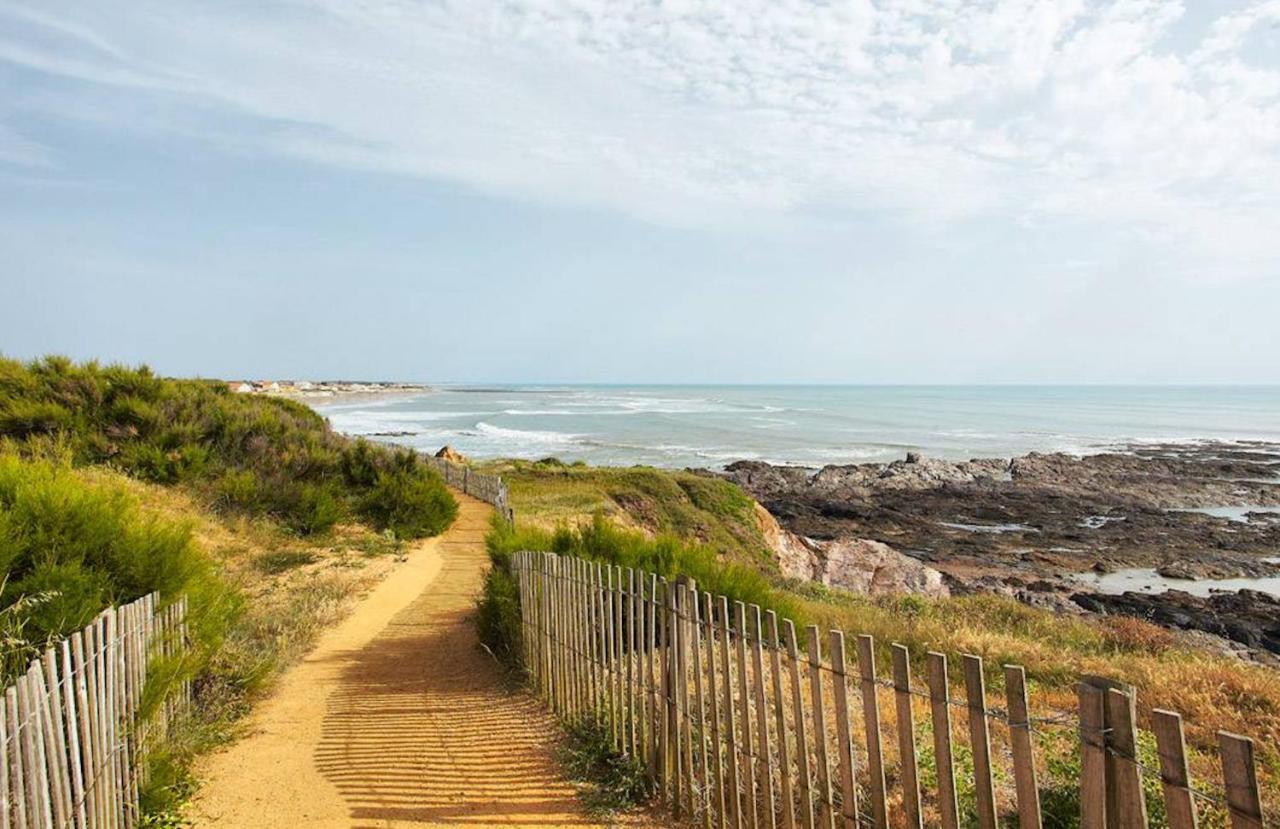 Chalet Pour 8 Dans Residence Avec Piscine Chauffee Brétignolles-sur-Mer Eksteriør billede